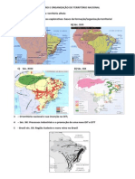 Formaçaõ e Organização Do Território Nacional PDF