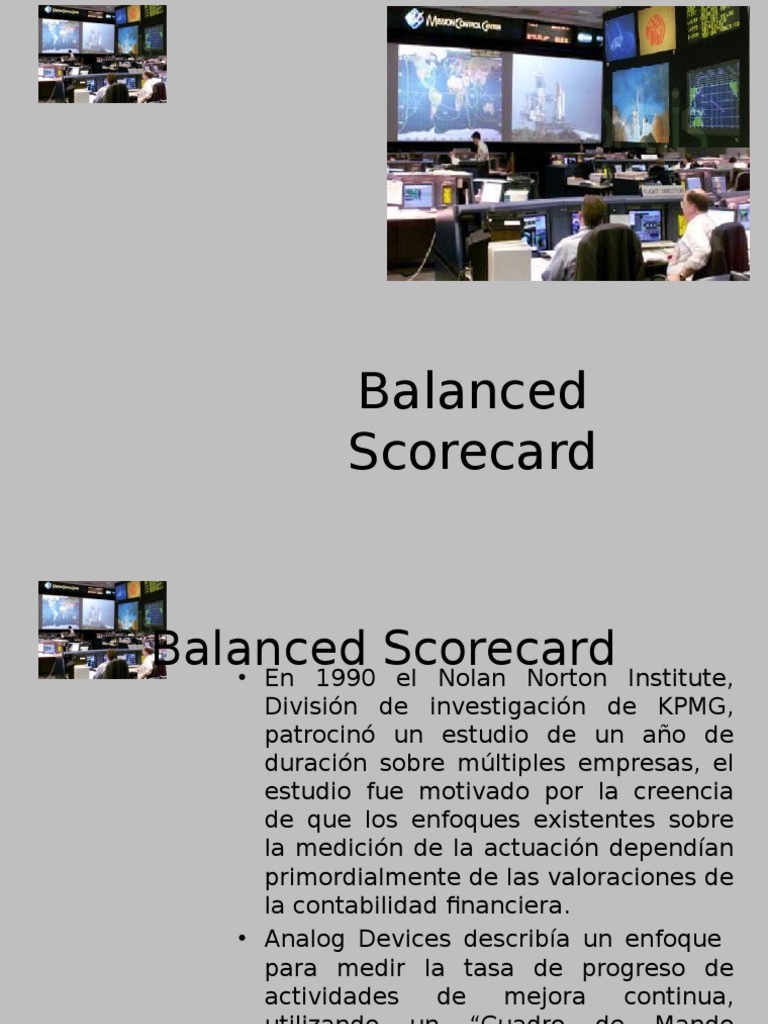 Metodología del Balanced Scorecard | PDF | Economias | Cognición