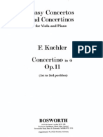 Kuchler f - Concertino en Gm Op 11