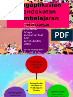 Pengaplikasian Pendekatan Pembelajaran Bahasa