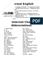 Internet Chat Abbreviations 