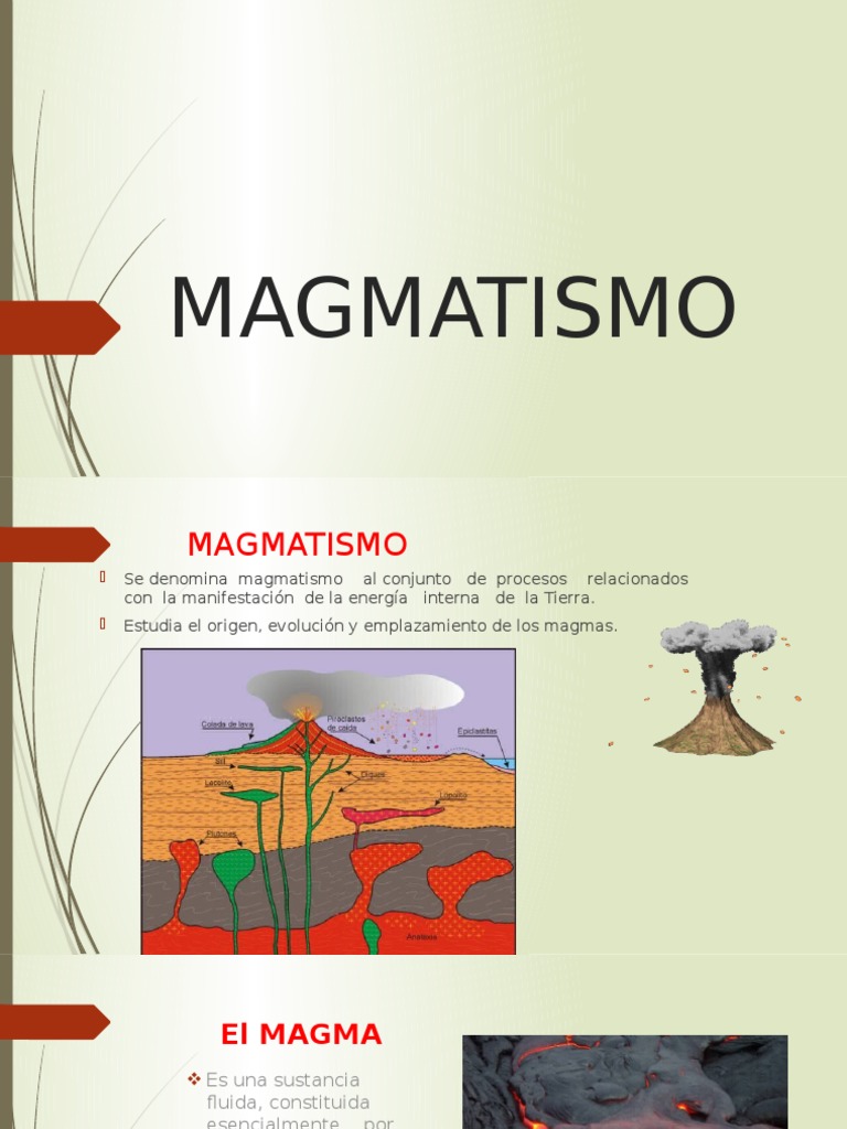 Procesos y Tipos de Magmatismo | PDF | Volcán | Magma