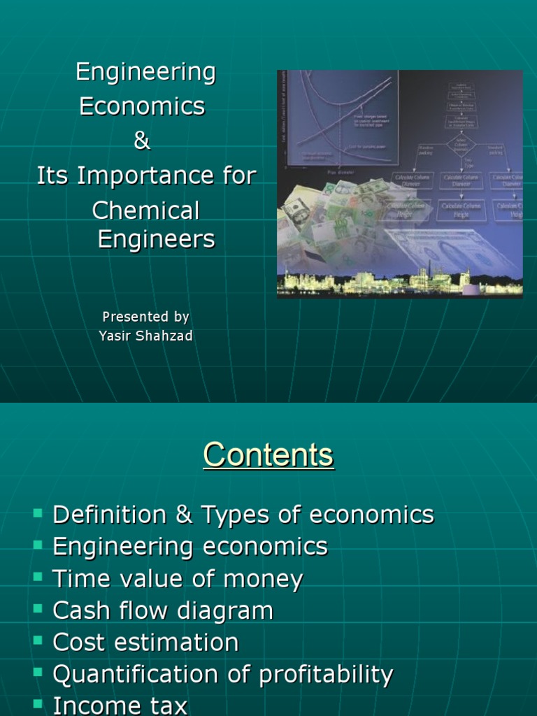 Engineering Economics & Its Importance For Chemical Engineers PDF