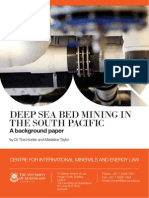 Deep Sea Bed Mining in The South Pacific PDF