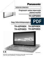 Panasonic Plasma TH42PH9EK Operating Instructions Hungarian