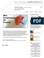 How To Make A Mini Compressed Air Turbine PDF