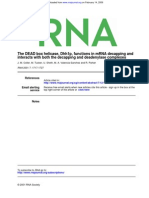 The DEAD Box Helicase, Dhh1p, Functions in MRNA Decapping and Interacts With Both The Decapping and Deadenylase Complexes