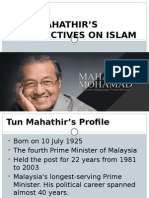 Tun Mahathir’s Perspectives on Islam and the Challenges Facing Muslim Communities