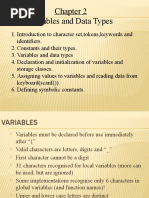 Variables and Data Types