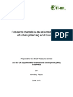 Urban Planning and Housing