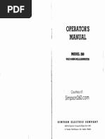 Simpson 260-2 User Manual