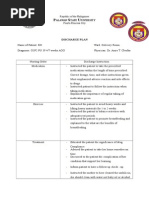 Discharge Planning Example for Patients | PDF | Self-Improvement | Wellness