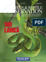 Amphibian and Reptile Conservation Magazine The Sri Lanka Issue