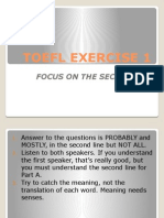 TOEFL Exercise 1
