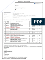 Application Form For Transfer Credit (UKR 04)