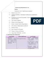 Sesión de Aprendizaje Calificada Ciencia