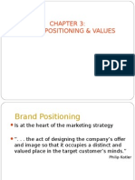 Brand Positioning & Values