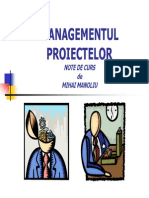 Managementul Proiectelor -Cadru Aplicativ