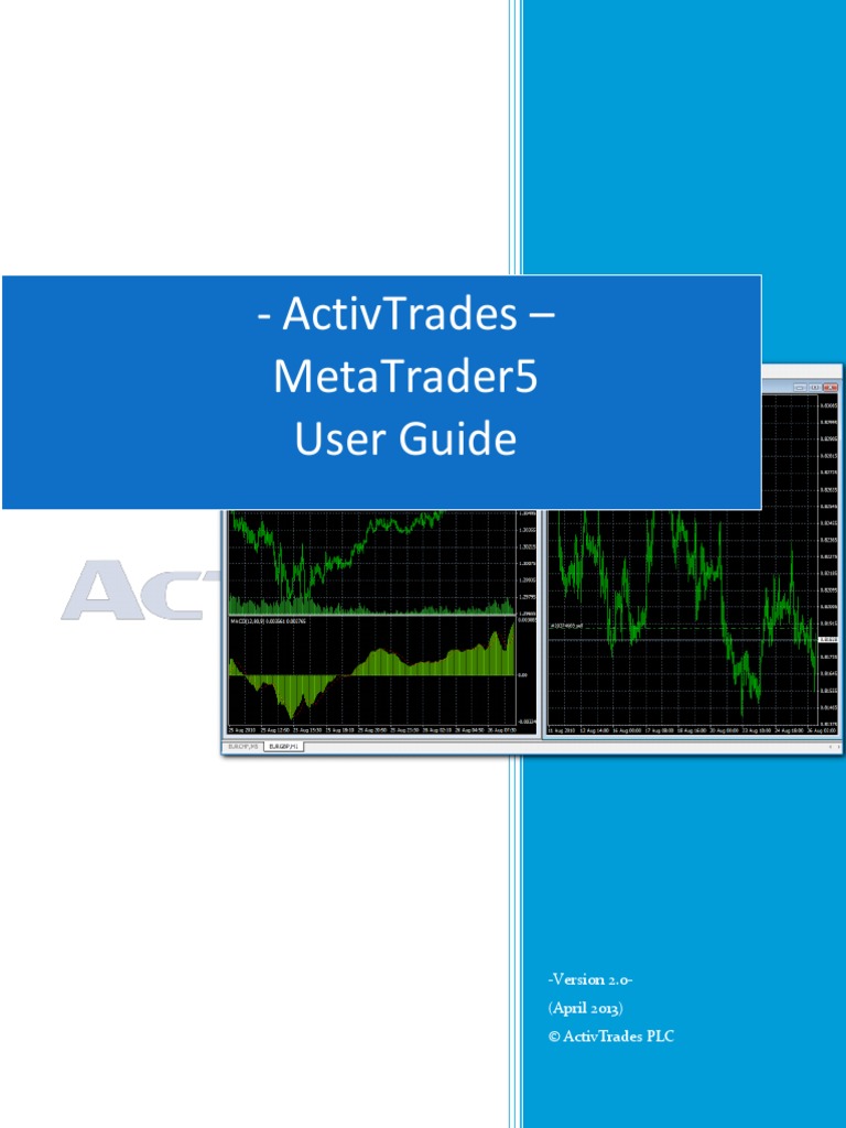 ActivTrades MT 5 User Guide | PDF | Order (Exchange) | Euro