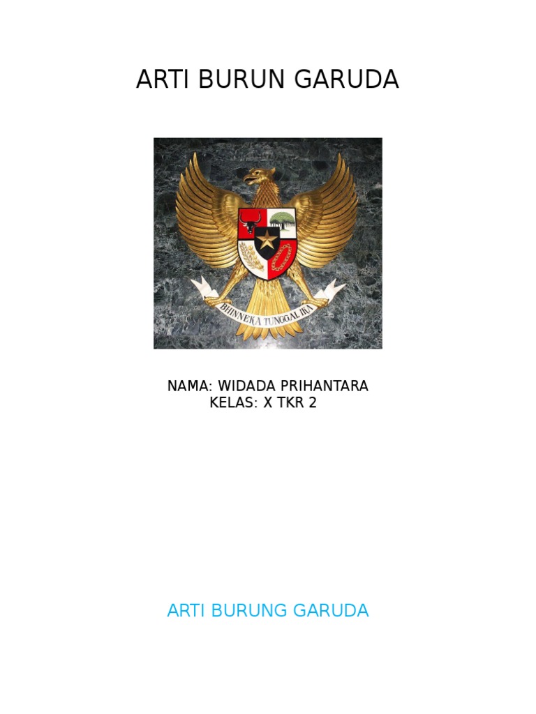 Arti Burung Garuda