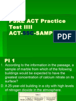 Act 55c Science Test Practice 2010