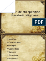 Figuri de Stil Specifice Literaturii Religioase