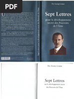 Lomer Dr Georg - Sept Lettres Sur Le Developpement Secret Des Pouvoirs de l Ame