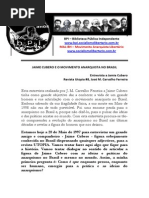 Jamie Cubero e o Movimento Anarquista No Brasil - Jaime Cubero - Bpi