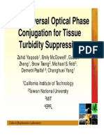 Time - Reversal Optical Phase Conjugation For Tissue Turbidity Suppression
