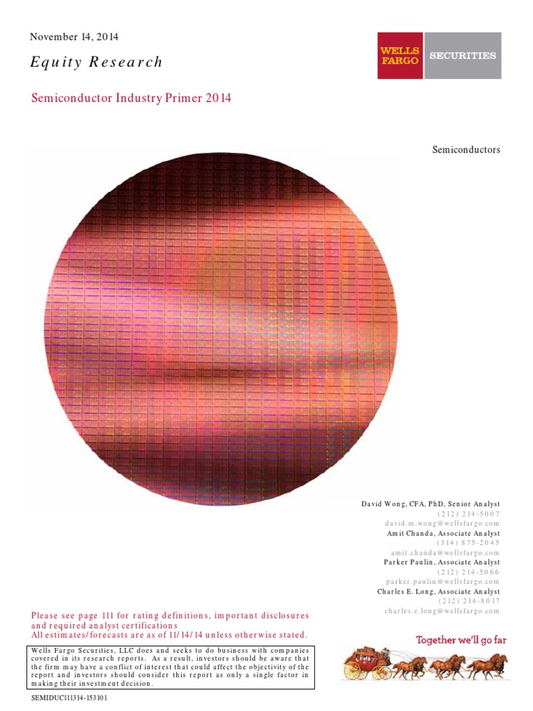 Semiconductor Industry Primer PDF Integrated Circuit Microprocessor