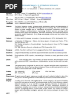 IE 425 Syllabus