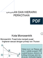 Ukuran Dan Hierarki Perkotaan