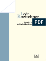 Rozitchner, León (2013) - Freud y Los Límites Del Individualismo Burgués. Ed. Biblioteca Nacional