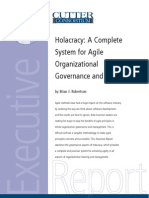 Holacracy: A Complete System For Agile Organizational Governance and Steering