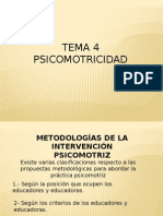 Contenidos de La Practica Psicomotriz