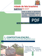 A Comunidade de Fala Brasileira PDF