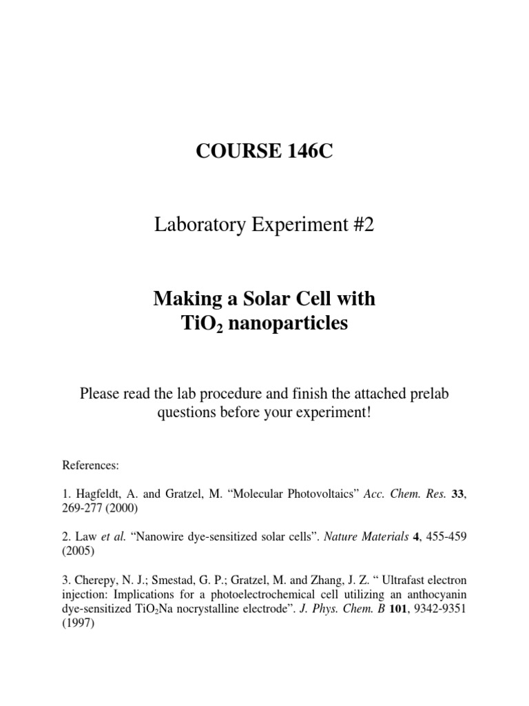 Lab Manual Experiment 2 PDF Chemistry Materials