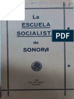 Educación Socialista en Sonora SEP