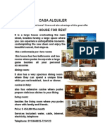 Casa Alquiler: House For Rent