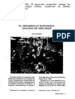 Escobar - (1995) .El Desarrollo Sostenible: Dialogos y Discursos