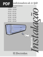 Manual de Instalação Electrolux Condicionador Split