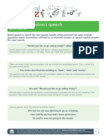 Direct and Indirect Speech: Punctuation