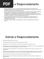 Sobras e Reaproveitamento