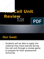 Lesson 3 - The Cell Unit Review Trashketball