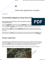 Vulnerability Mapping Using Easy AHP - CBS UYGULAMA