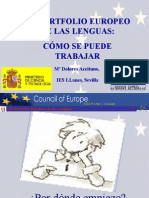 El Portfolio Europeo de Las Lenguas