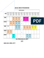 Jadual Persendirian