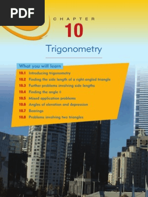 Trigonometry What You Will Learn