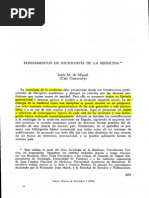 Fundamentos de La Sociologia de La Medicina