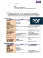 User Access and Technology Request Form: Disclaimer